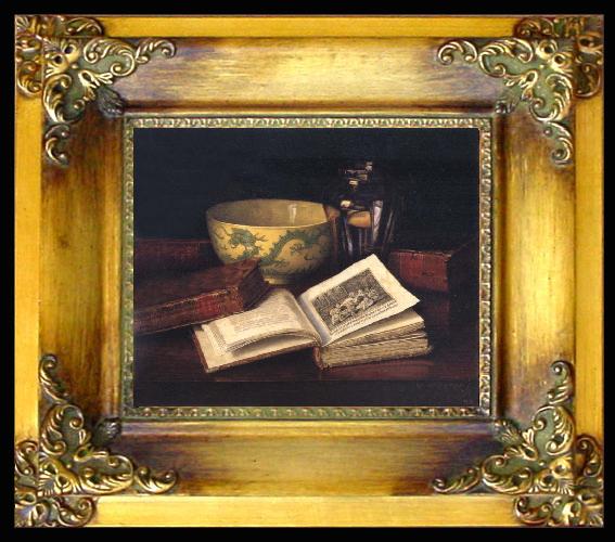 framed  Hirst, Claude Raguet Poem,The Pleasures of Memory, Ta040
